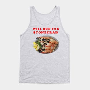 Will Run For Stone Crab Claws Tank Top